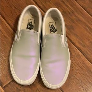 holographic slip on vans